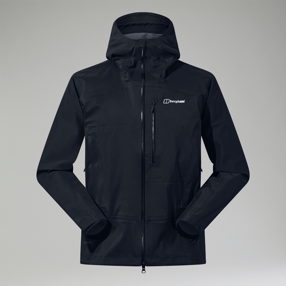 Wasserdichte Truda Flex Herren-Jacke Schwarz
