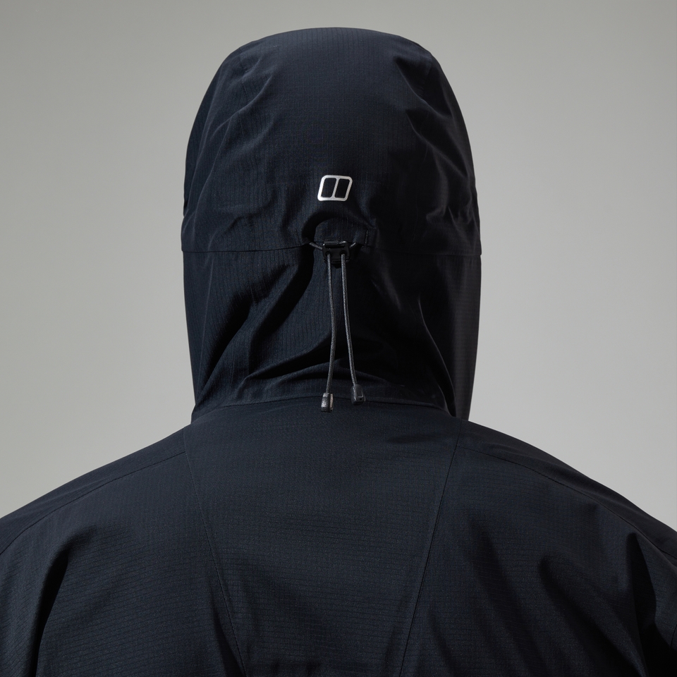 Wasserdichte Truda Flex Herren-Jacke Schwarz