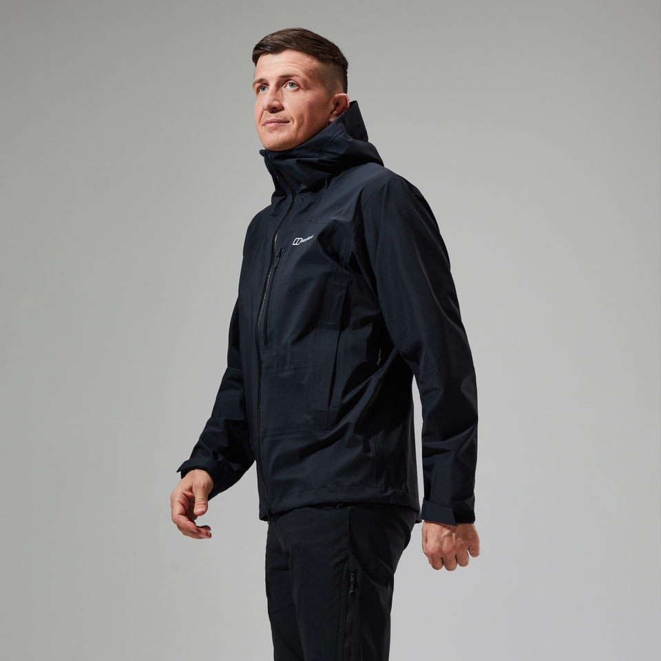 Wasserdichte Truda Flex Herren-Jacke Schwarz