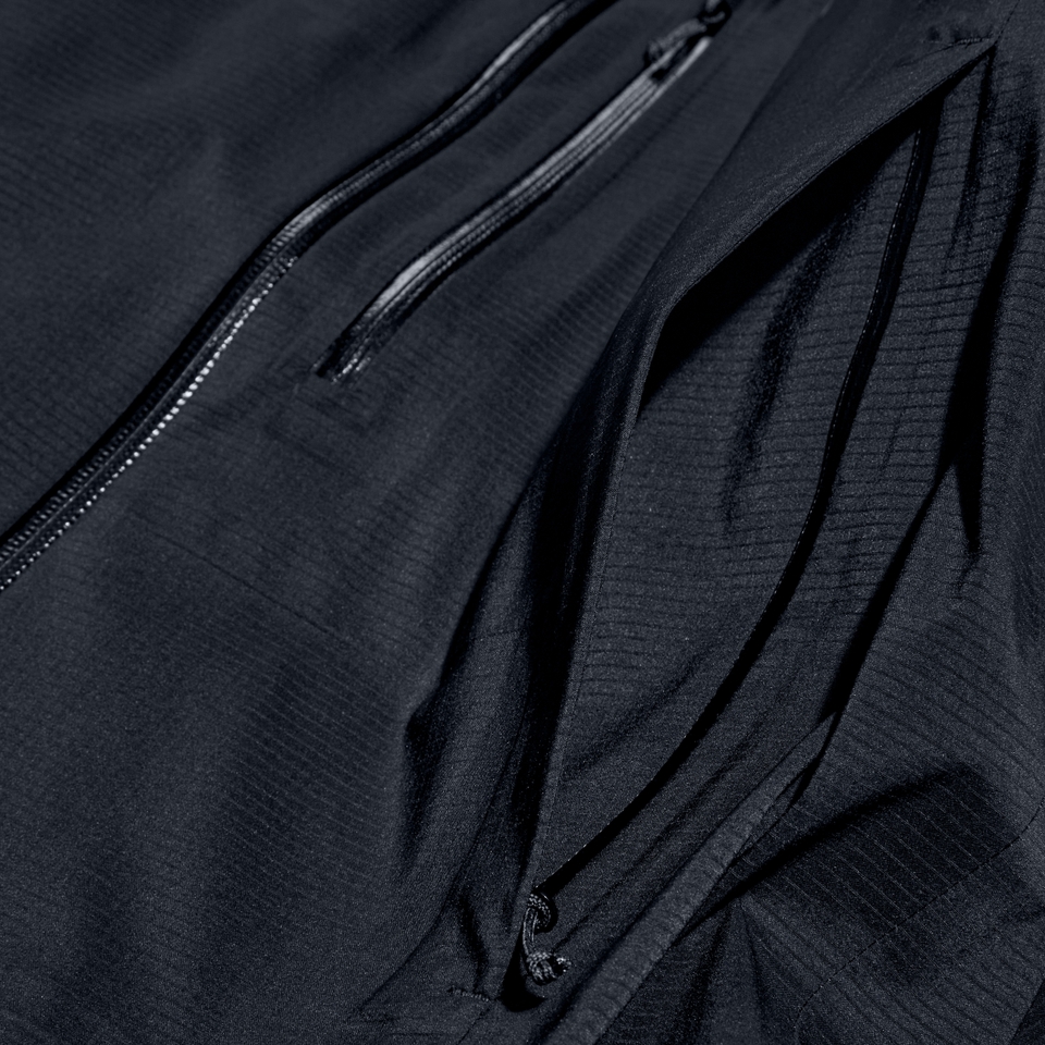 Wasserdichte Truda Flex Herren-Jacke Schwarz