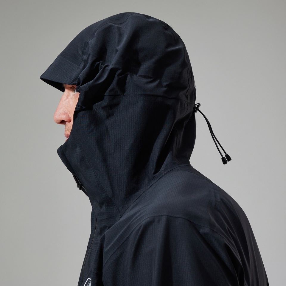 Wasserdichte Truda Flex Herren-Jacke Schwarz
