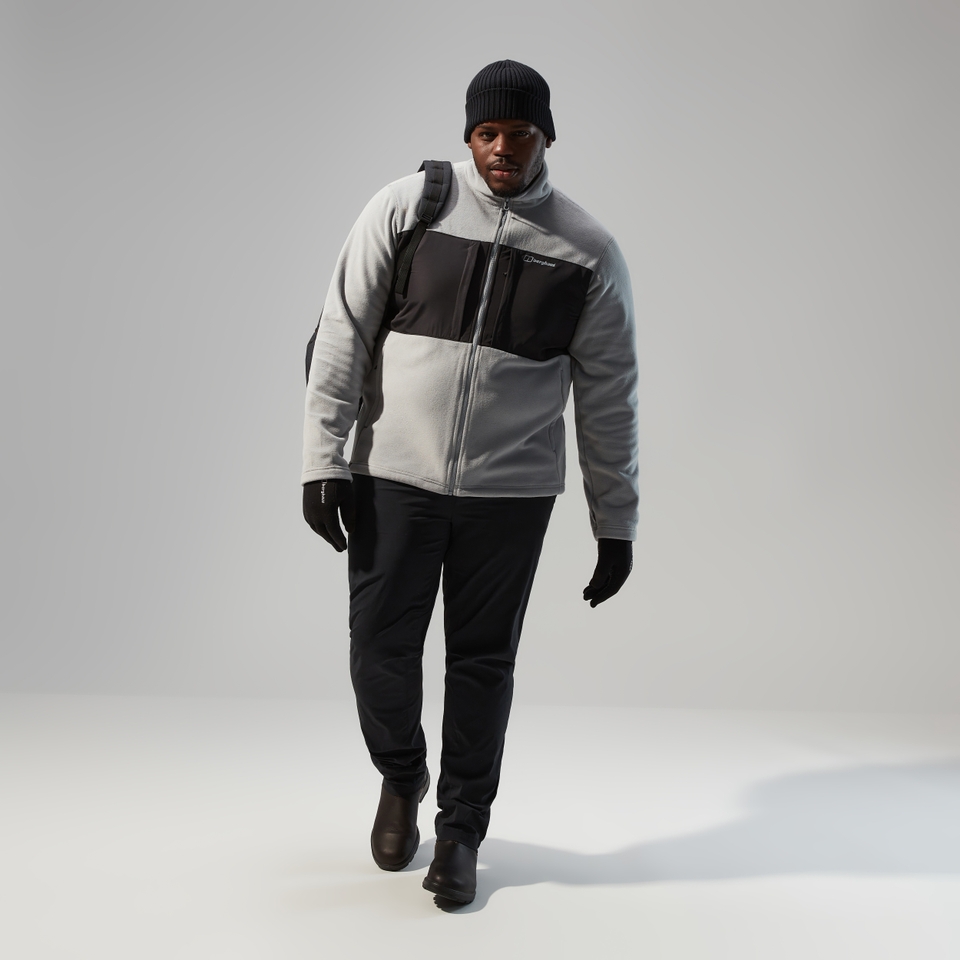 Prism Guide InterActive Polartec Fleecejacke für Herren Grau