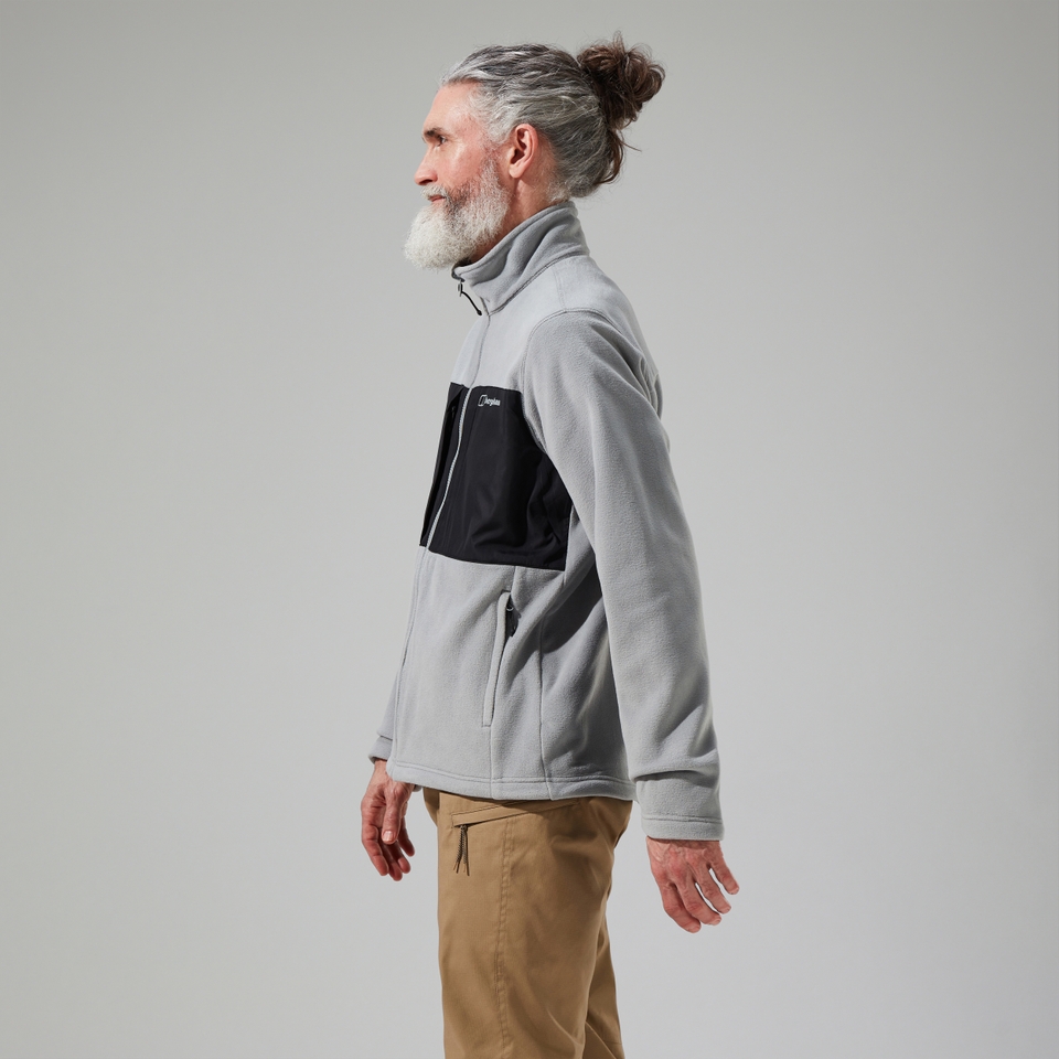 Prism Guide InterActive Polartec Fleecejacke für Herren Grau