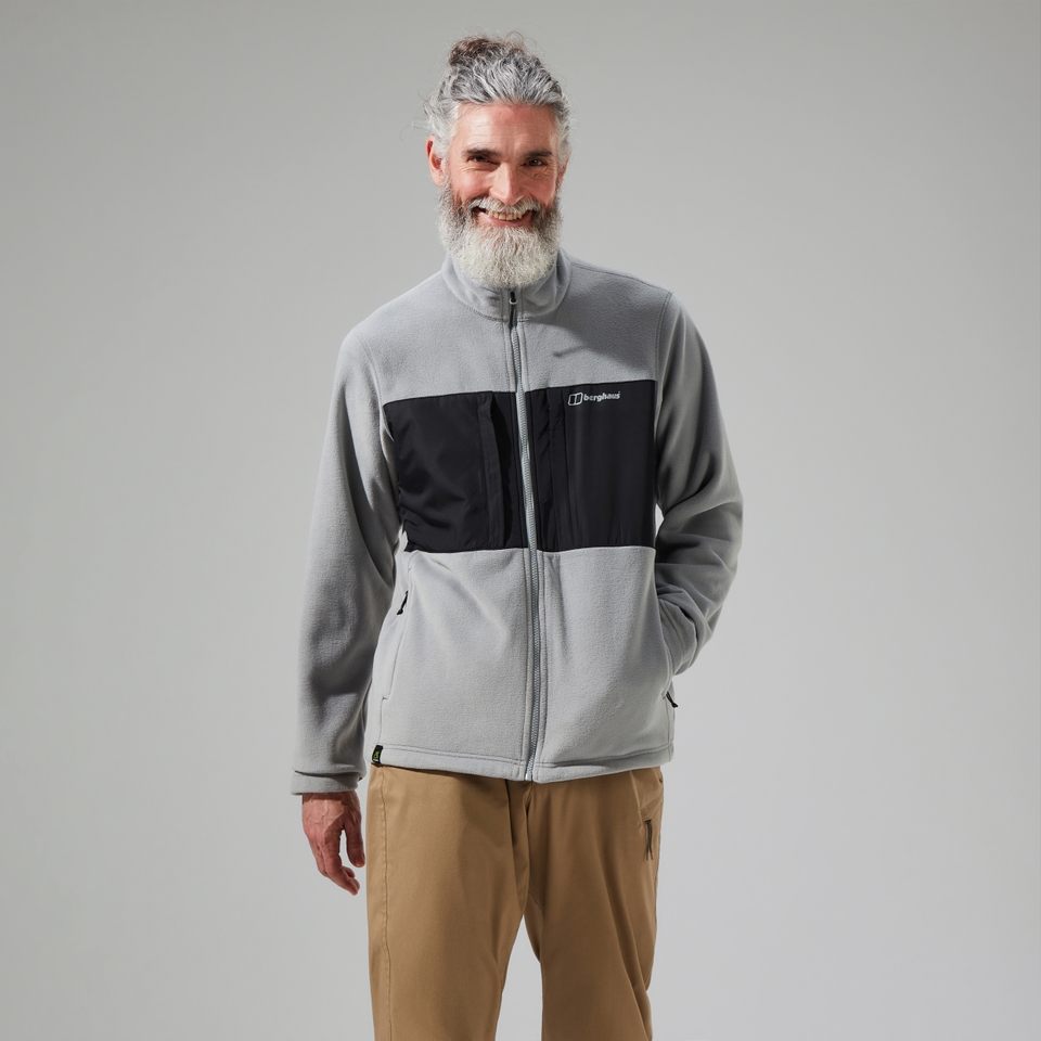 Prism Guide InterActive Polartec Fleecejacke für Herren Grau