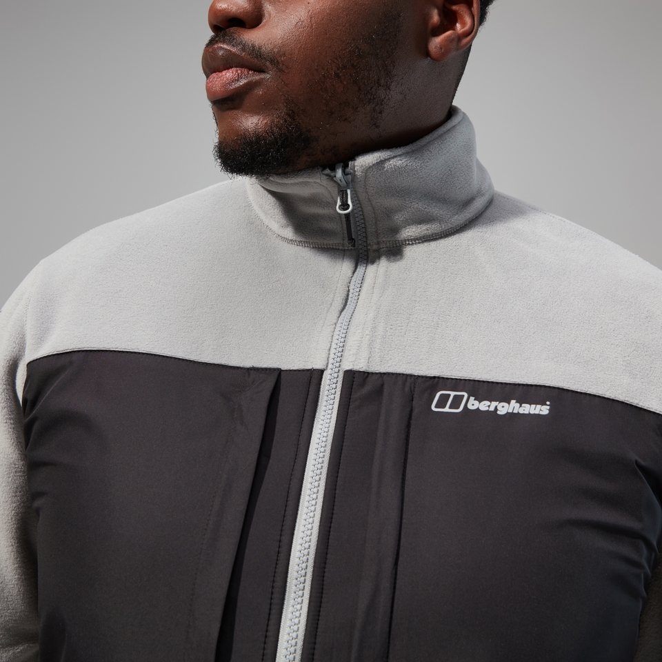 Prism Guide InterActive Polartec Fleecejacke für Herren Grau