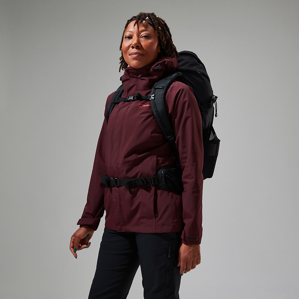 Women's Hillwalker InterActive GORE-TEX Waterproof Jacket Red/Purple