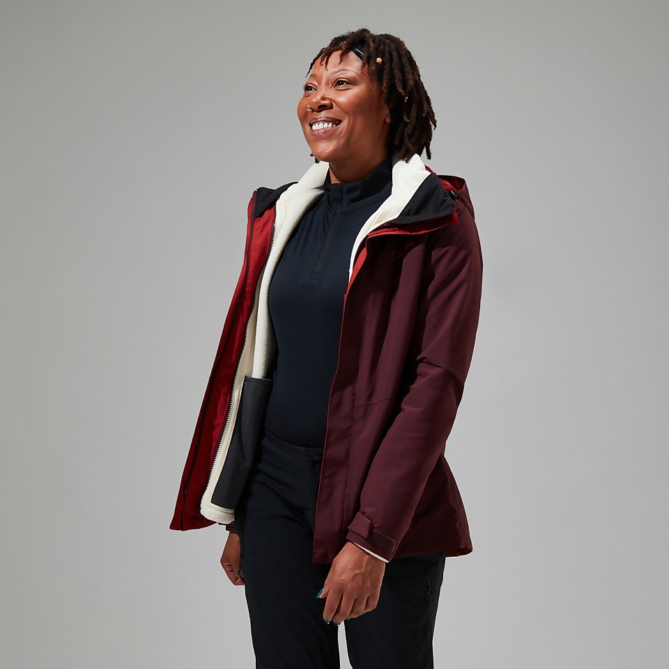 Women's Hillwalker InterActive GORE-TEX Waterproof Jacket Red/Purple