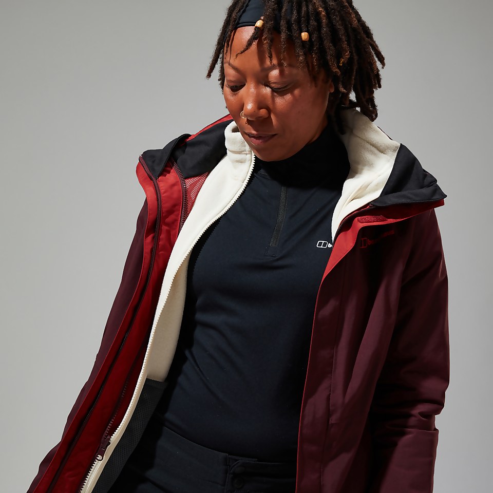 Hillwalker InterActive Jacke für Damen - Rot/Lila
