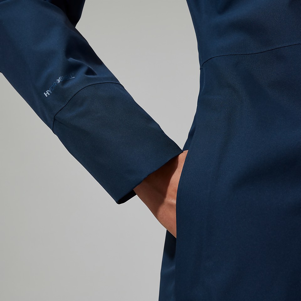 Omeara Lange Jacke für Damen - Dunkelblua