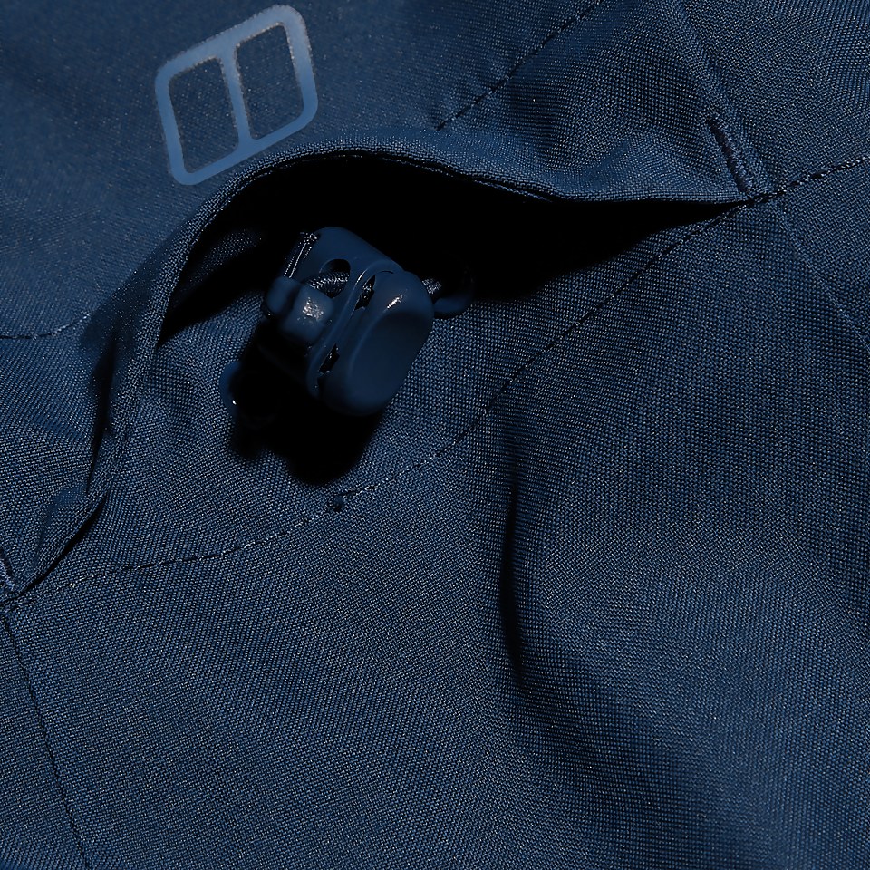 Omeara Lange Jacke für Damen - Dunkelblua