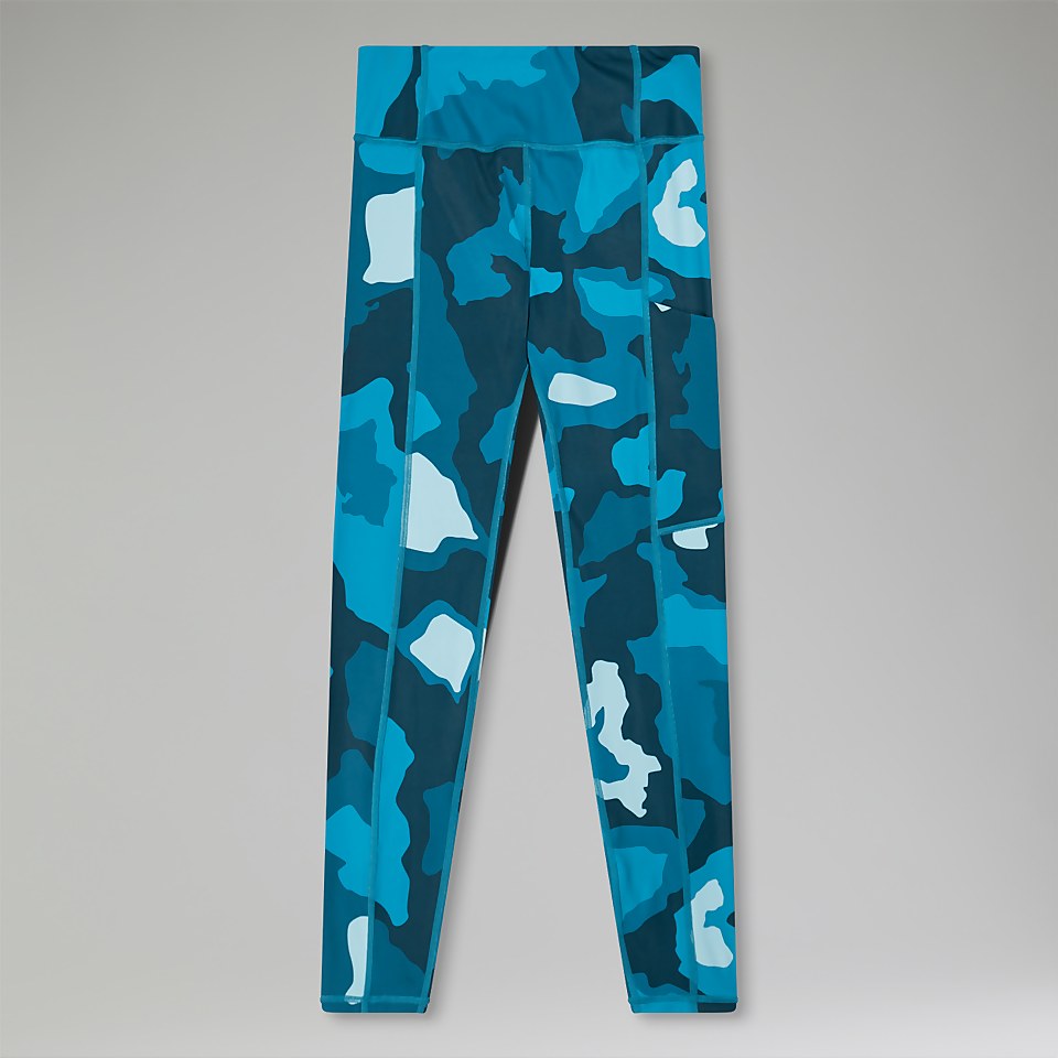 Zannia 7/8 Leggings für Damen - Türkis/Dunkelblua