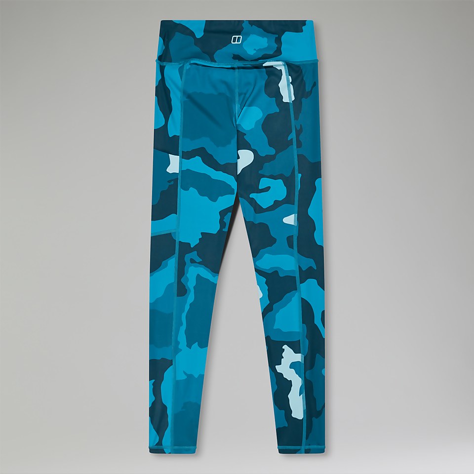 Zannia 7/8 Leggings für Damen - Türkis/Dunkelblua