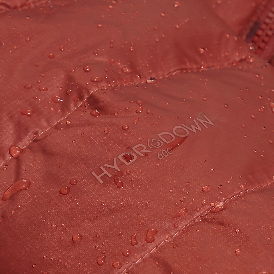 Silksworth Daunenjacke mit Kapuze für Herren - Rot