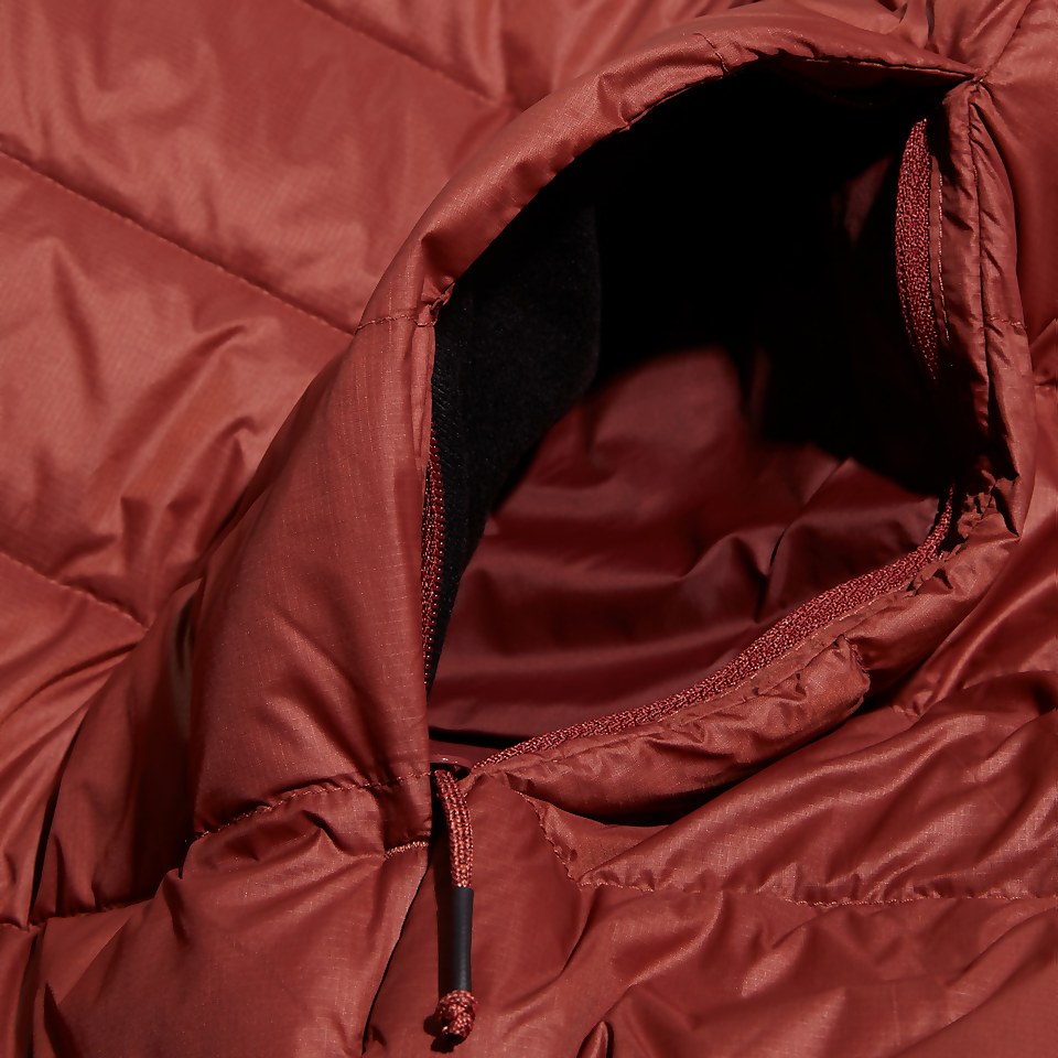 Silksworth Daunenjacke mit Kapuze für Herren - Rot