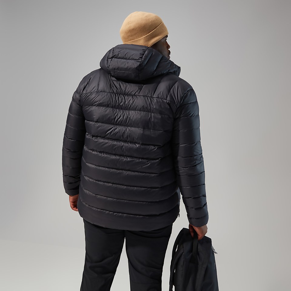 Men's Silksworth Hooded Down Insulated Jacket - Black