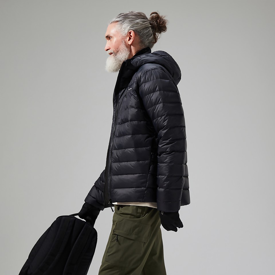 Men's Silksworth Hooded Down Insulated Jacket - Black