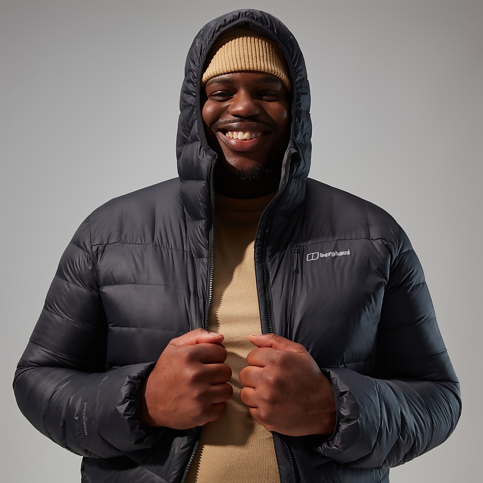 Men's Silksworth Hooded Down Insulated Jacket - Black