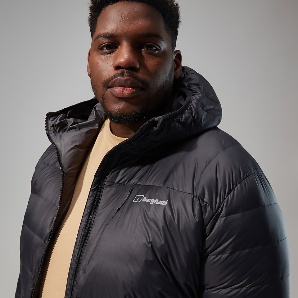 Men's Silksworth Hooded Down Insulated Jacket - Black