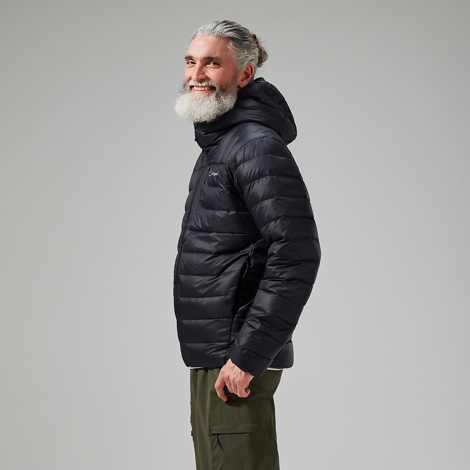 Men's Silksworth Hooded Down Insulated Jacket - Black