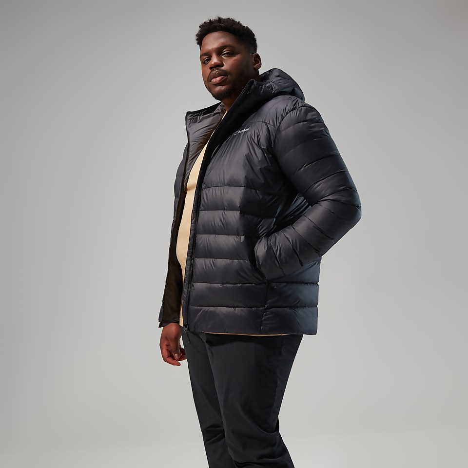 Men's Silksworth Hooded Down Insulated Jacket - Black