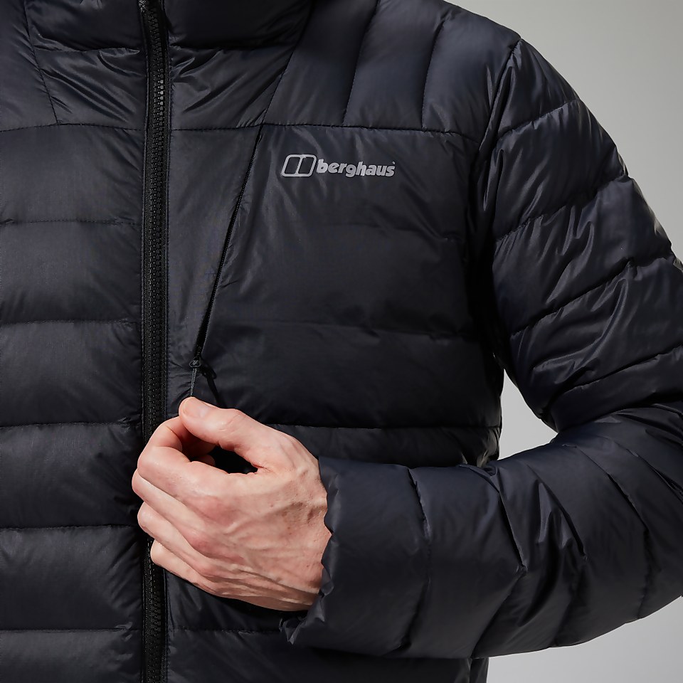 Men's Silksworth Hooded Down Insulated Jacket - Black