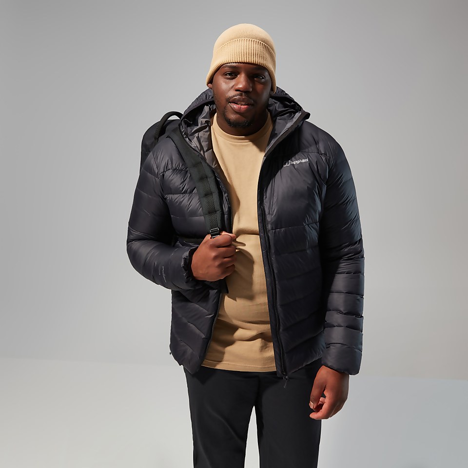Men's Silksworth Hooded Down Insulated Jacket - Black
