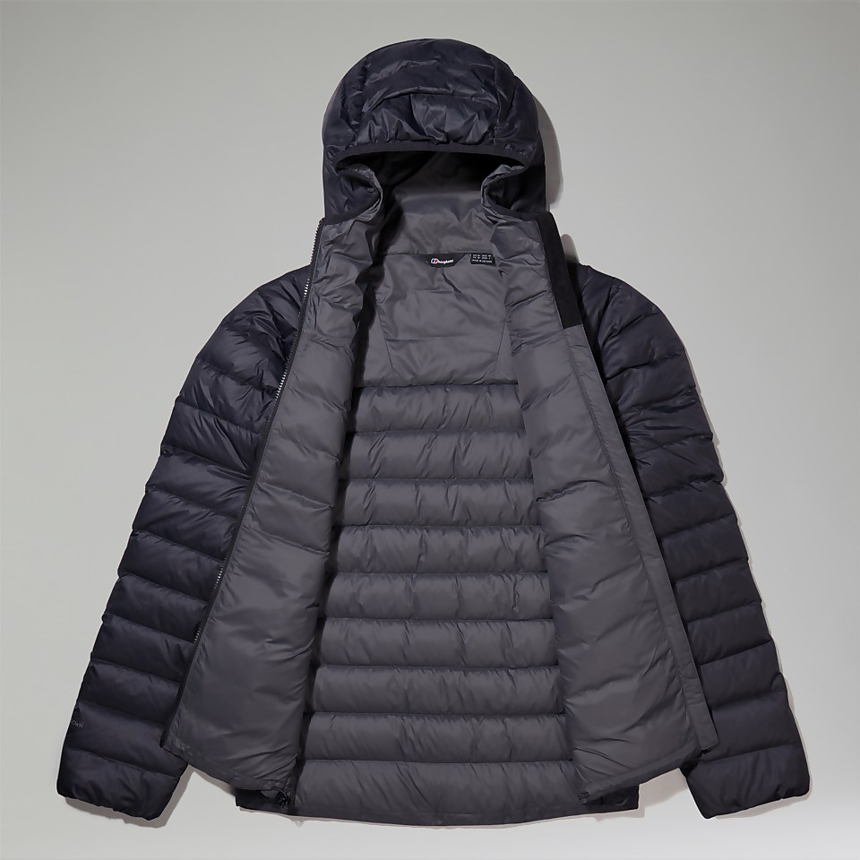 Men's Silksworth Hooded Down Insulated Jacket - Black