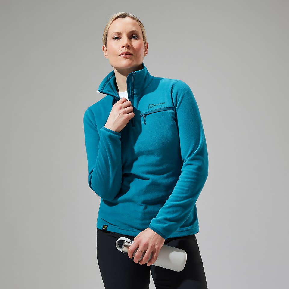 Women's Prism 2.0 Micro Half Zip Polartec® Fleece - Turquoise