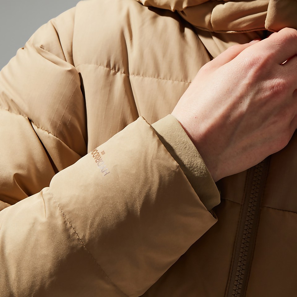 Women's Embo 4in1 Down Insulated Long Jacket - Natural