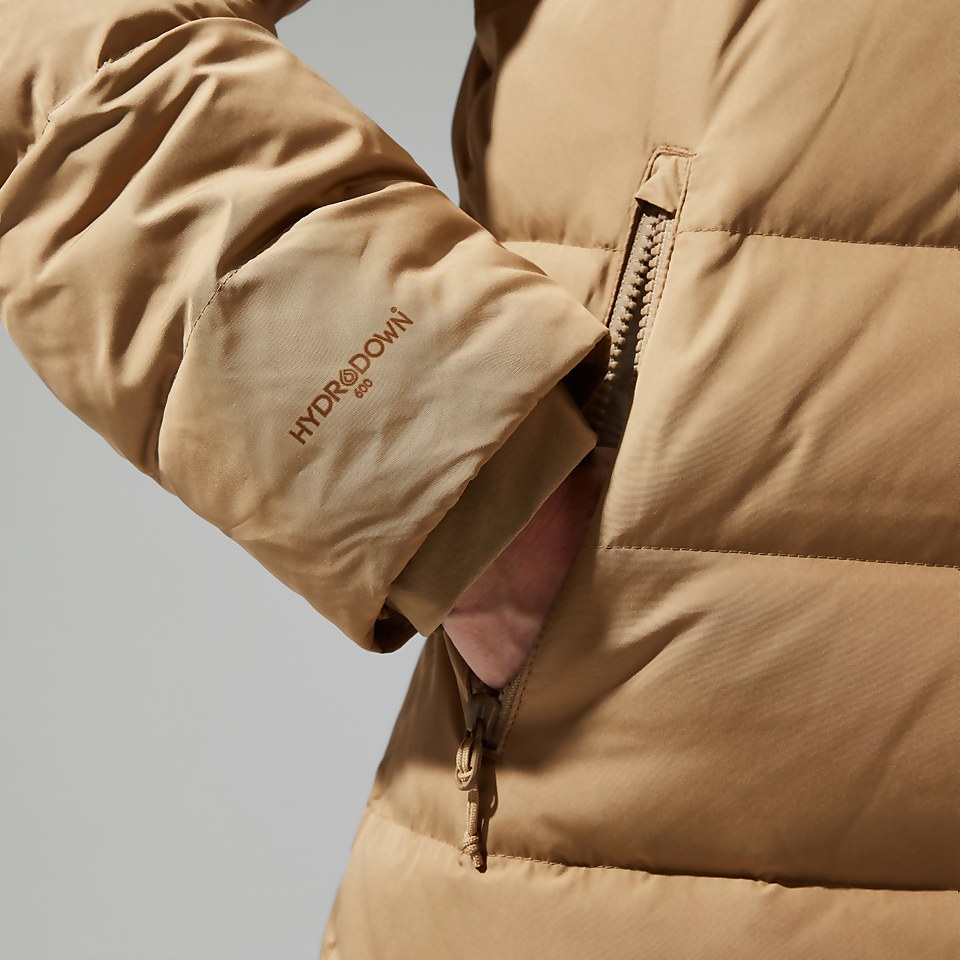 Women's Embo 4in1 Down Insulated Long Jacket - Natural