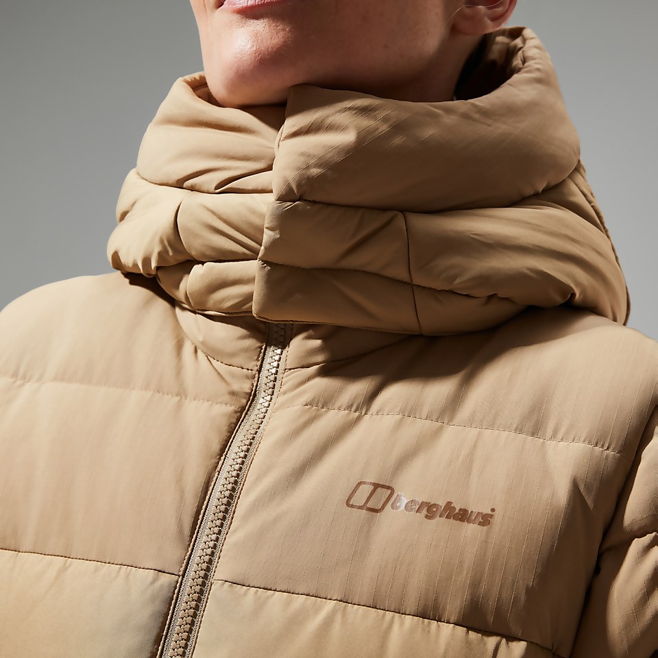 Women's Embo 4in1 Down Insulated Long Jacket - Natural