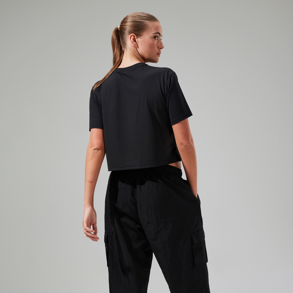 Women's Wayside Boxy Short Sleeve Tech Tee Black