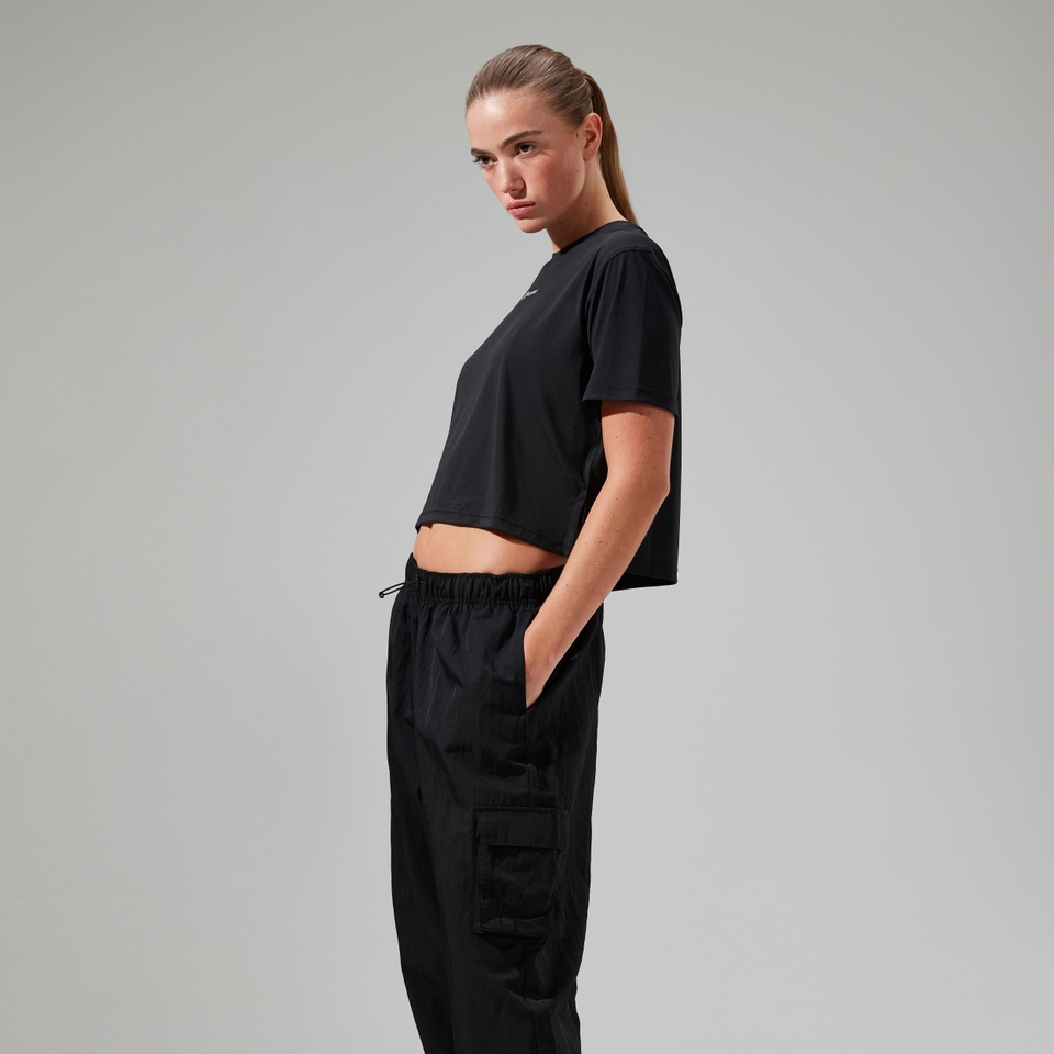 Women's Wayside Boxy Short Sleeve Tech Tee Black
