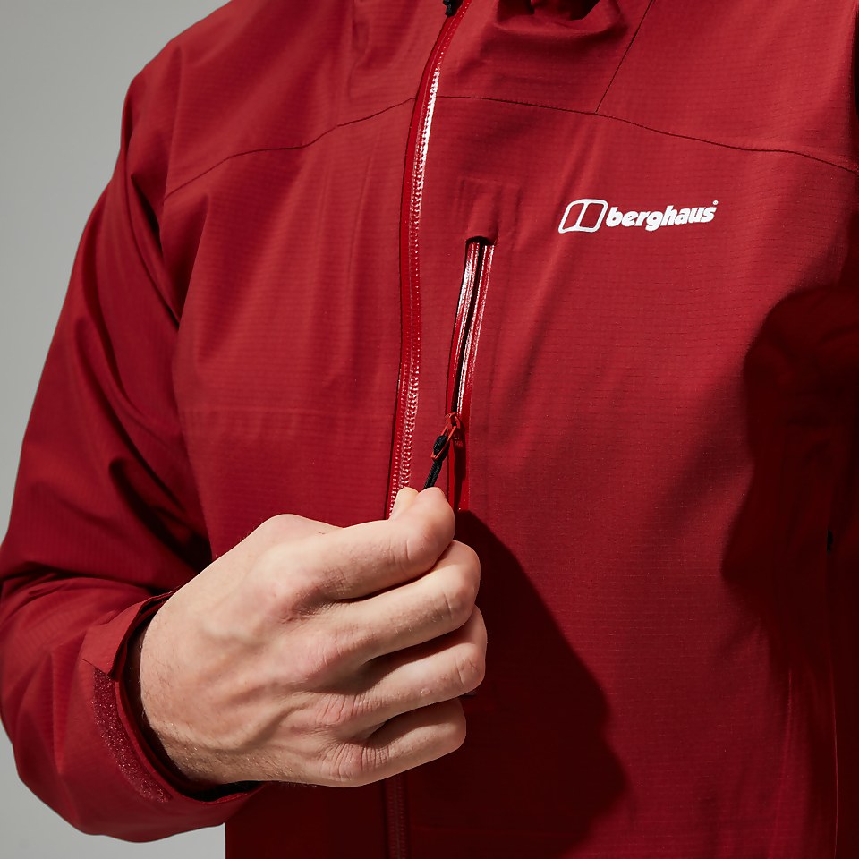 Truda Flex Waterproof Jacke für Herren - Dunkelrot