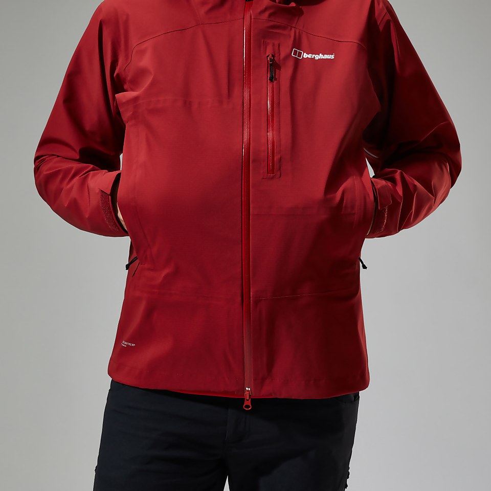 Truda Flex Waterproof Jacke für Herren - Dunkelrot