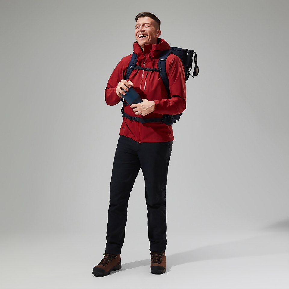 Truda Flex Waterproof Jacke für Herren - Dunkelrot