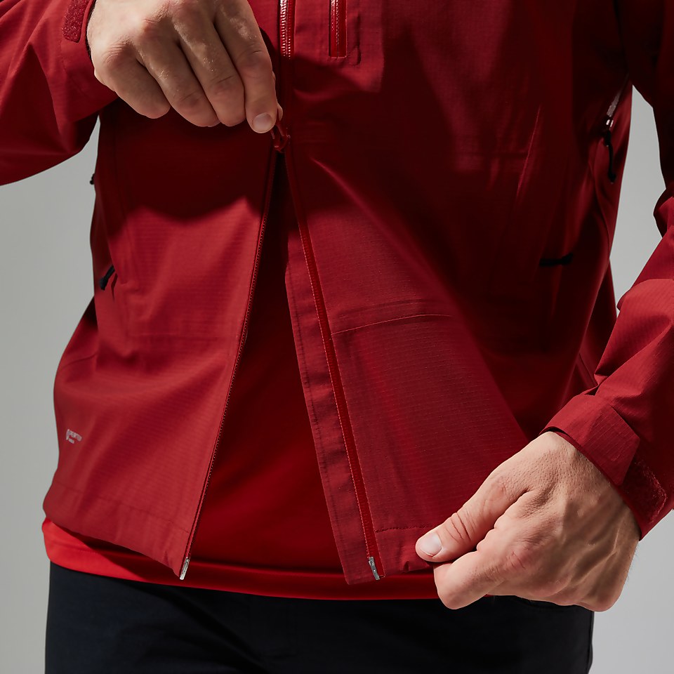 Truda Flex Waterproof Jacke für Herren - Dunkelrot