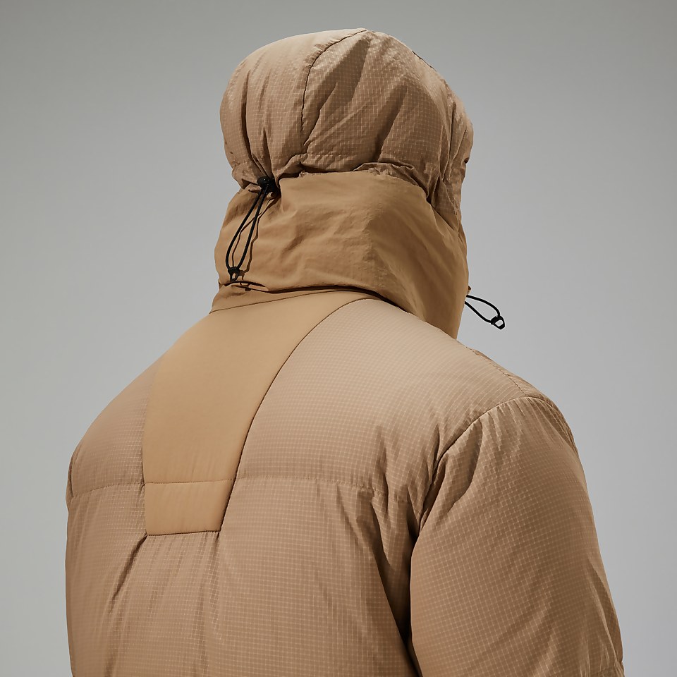 Men's Sabber Hooded Down Insulated Jacket - Natural