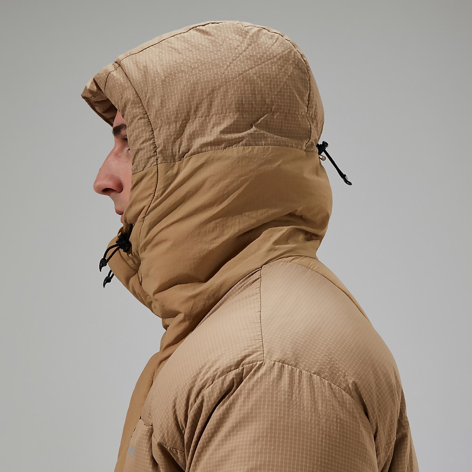 Men's Sabber Hooded Down Insulated Jacket - Natural