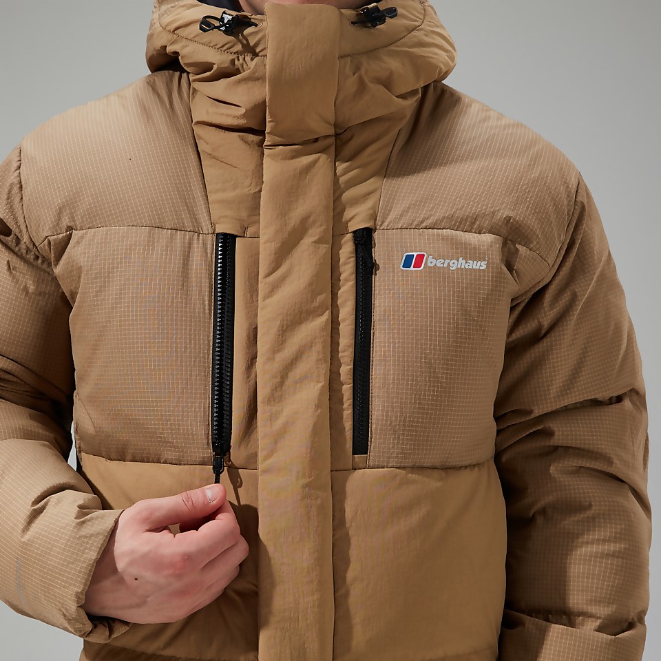 Men's Sabber Hooded Down Insulated Jacket - Natural