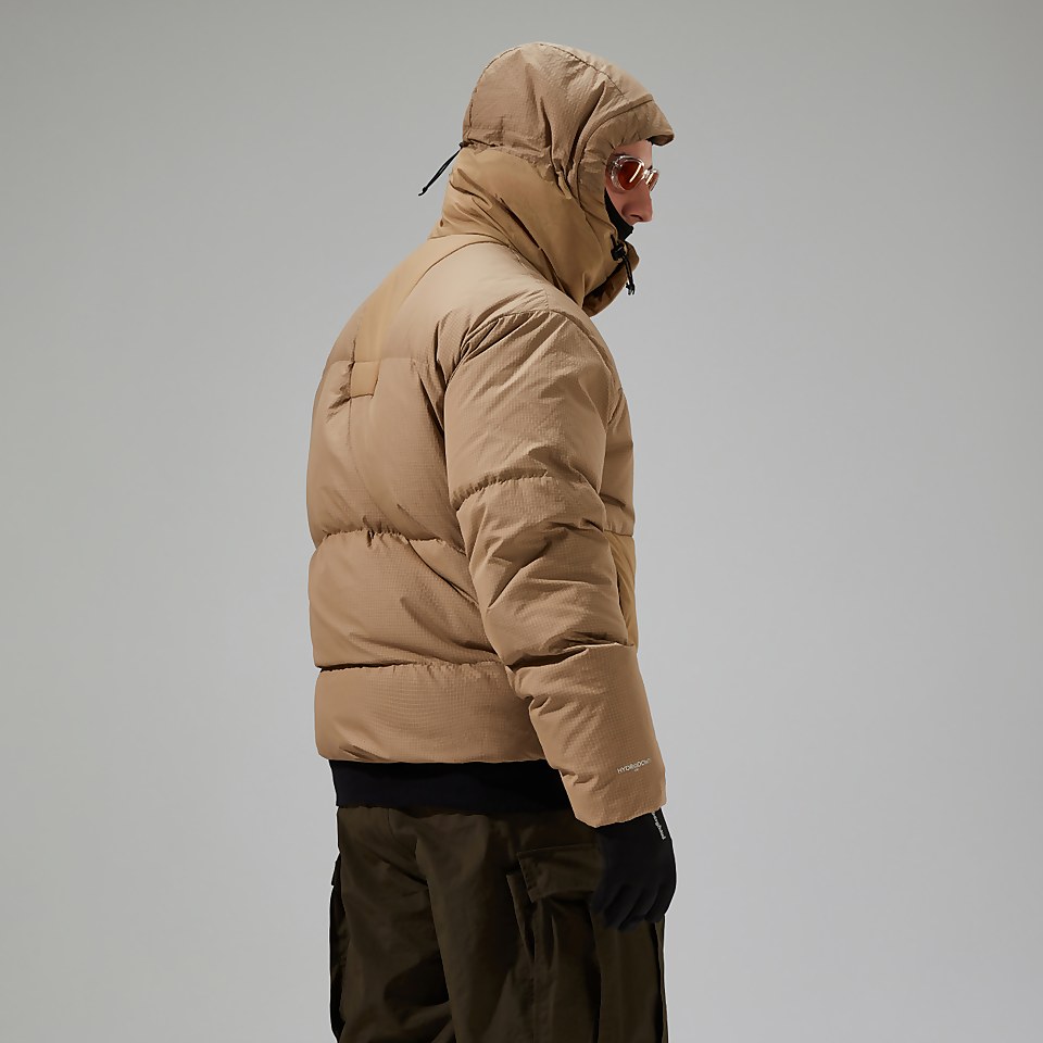 Men's Sabber Hooded Down Insulated Jacket - Natural