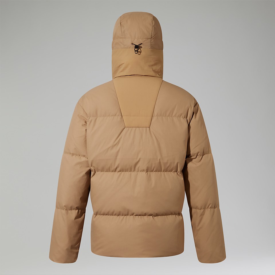 Men's Sabber Hooded Down Insulated Jacket - Natural