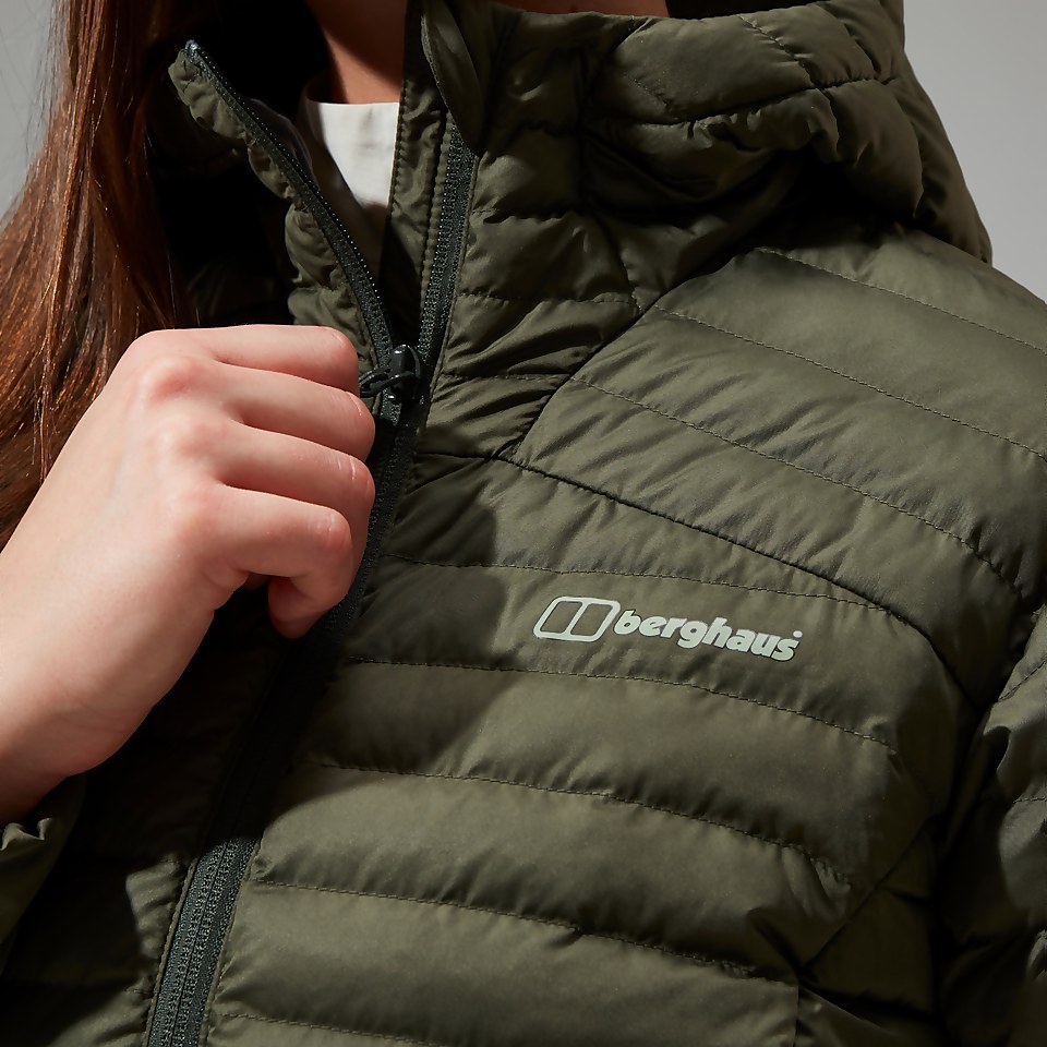 Women's Nula Micro Synthetic Insulated Long Jacket - Green