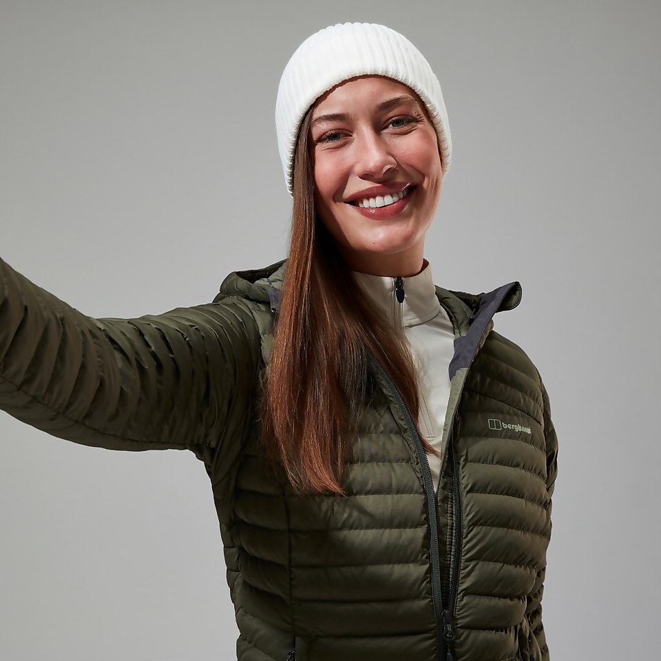 Women's Nula Micro Synthetic Insulated Long Jacket - Green