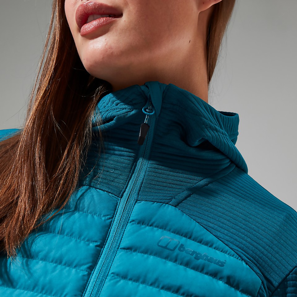Women's Nula Hybrid Synthetic Insulated Jacket - Turquoise