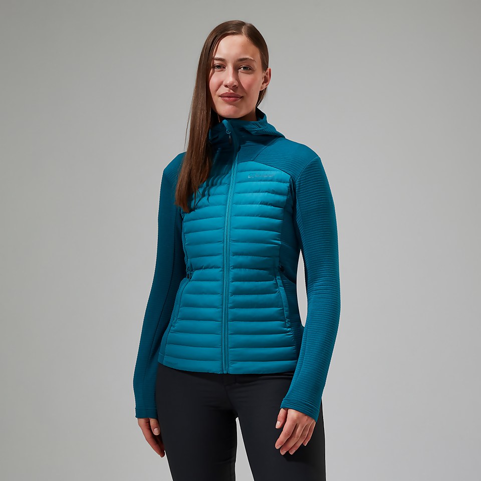 Women's Nula Hybrid Synthetic Insulated Jacket - Turquoise