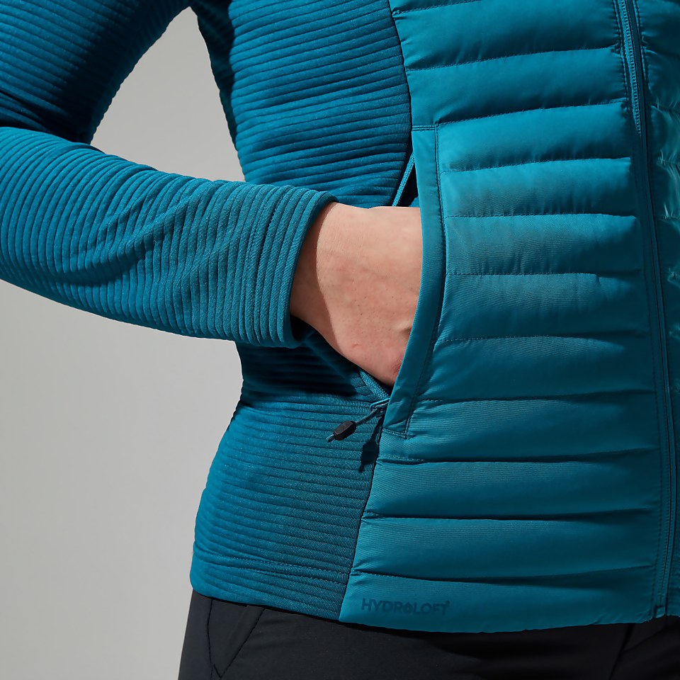 Women's Nula Hybrid Synthetic Insulated Jacket - Turquoise