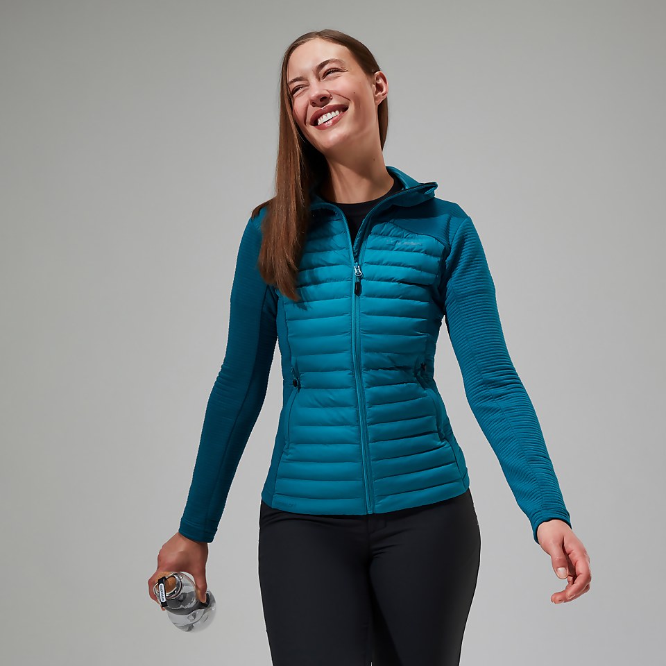 Women's Nula Hybrid Synthetic Insulated Jacket - Turquoise