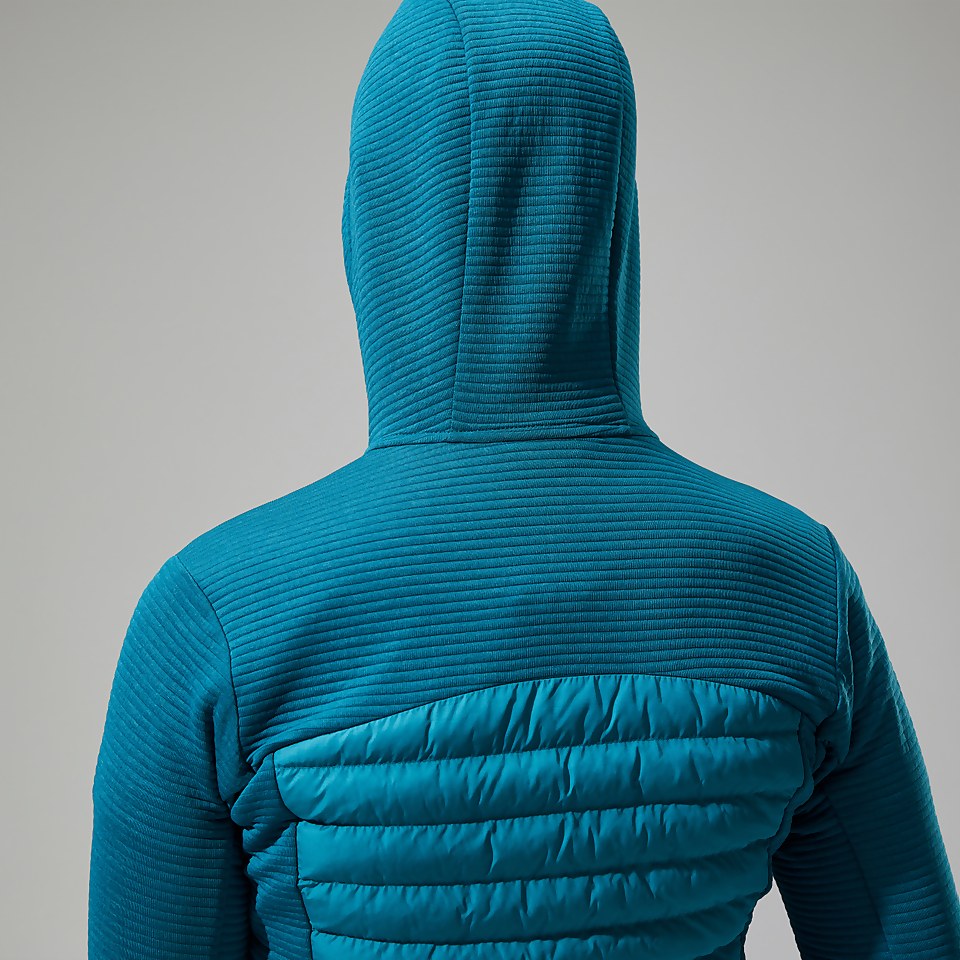 Women's Nula Hybrid Synthetic Insulated Jacket - Turquoise