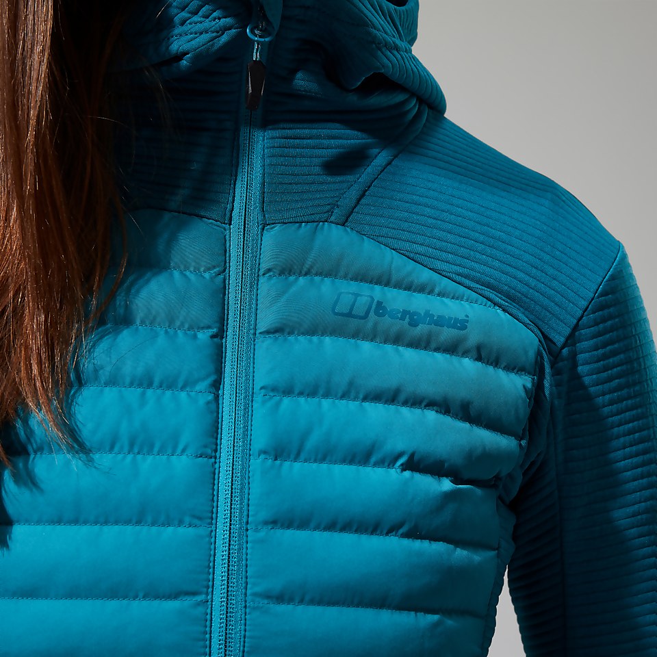 Women's Nula Hybrid Synthetic Insulated Jacket - Turquoise